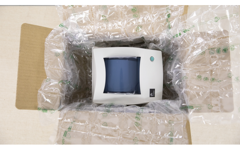 蘇州建技：JP600緩沖氣墊機，99%空氣+1%材料組成，用多少做多少