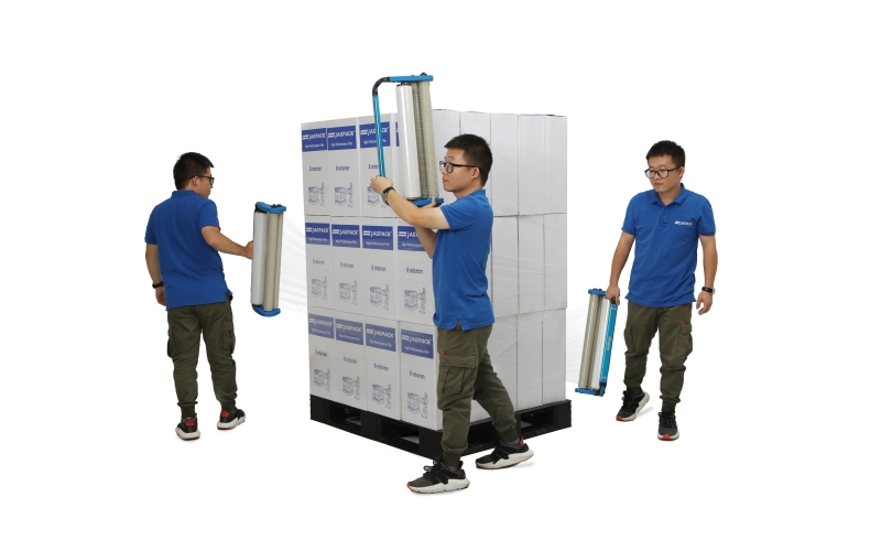 蘇州建技：托盤專用8um手工纏繞膜、12um機用纏繞膜