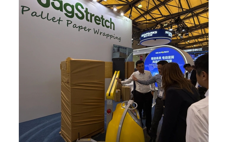 擁抱綠色未來：JagStretch托盤紙纏繞包裝，為可持續(xù)包裝賦能
