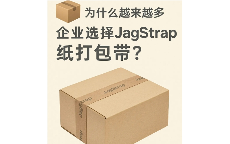 為什么越來越多企業(yè)選擇JagStrap紙打包帶？